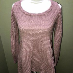 Kaisely brand cold shoulder sweater, size XS